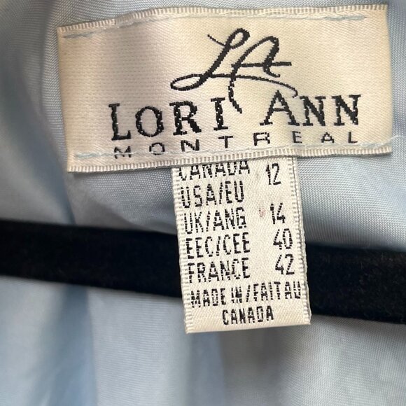 Vintage Blue Floral Sleeveless Midi Dress – 90s Y2K Style - Picture 2 of 3